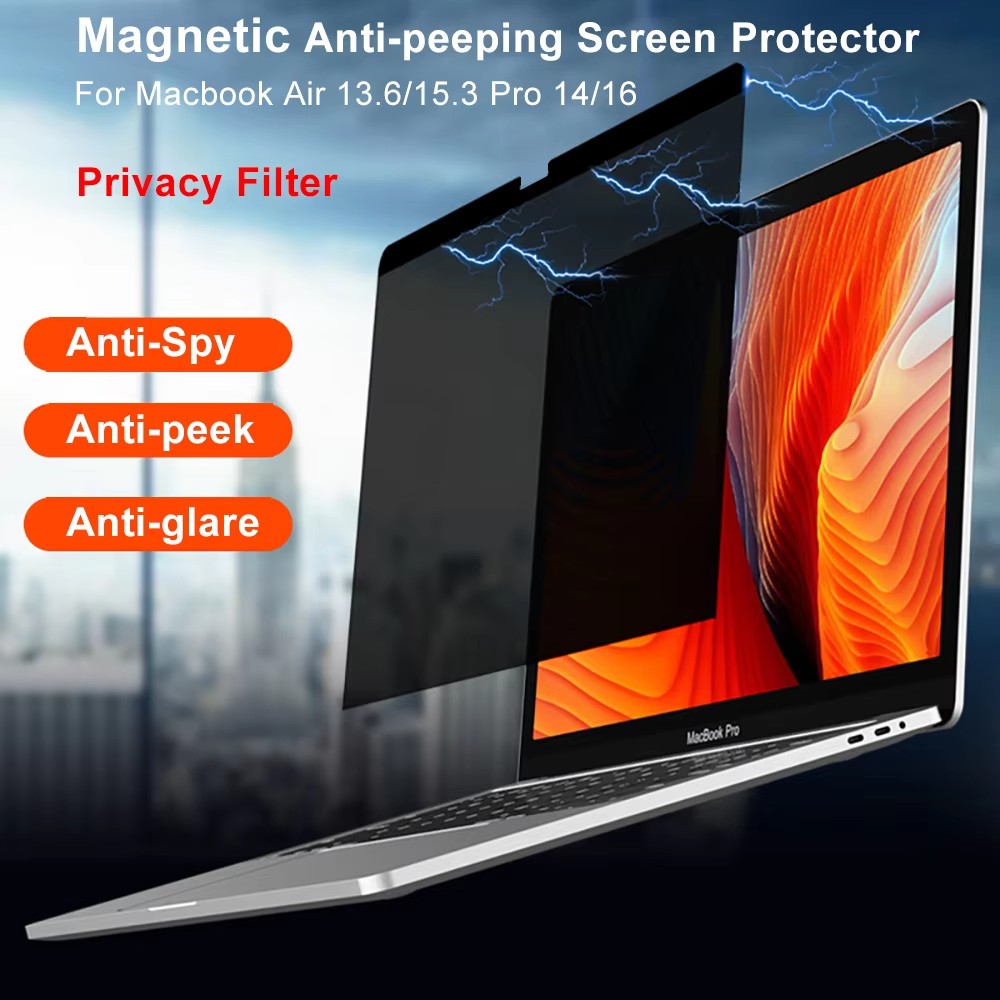 Matte Anti Glare Screen Protector - واقي شاشة الخصوصية المغناطيسي لماك بوك