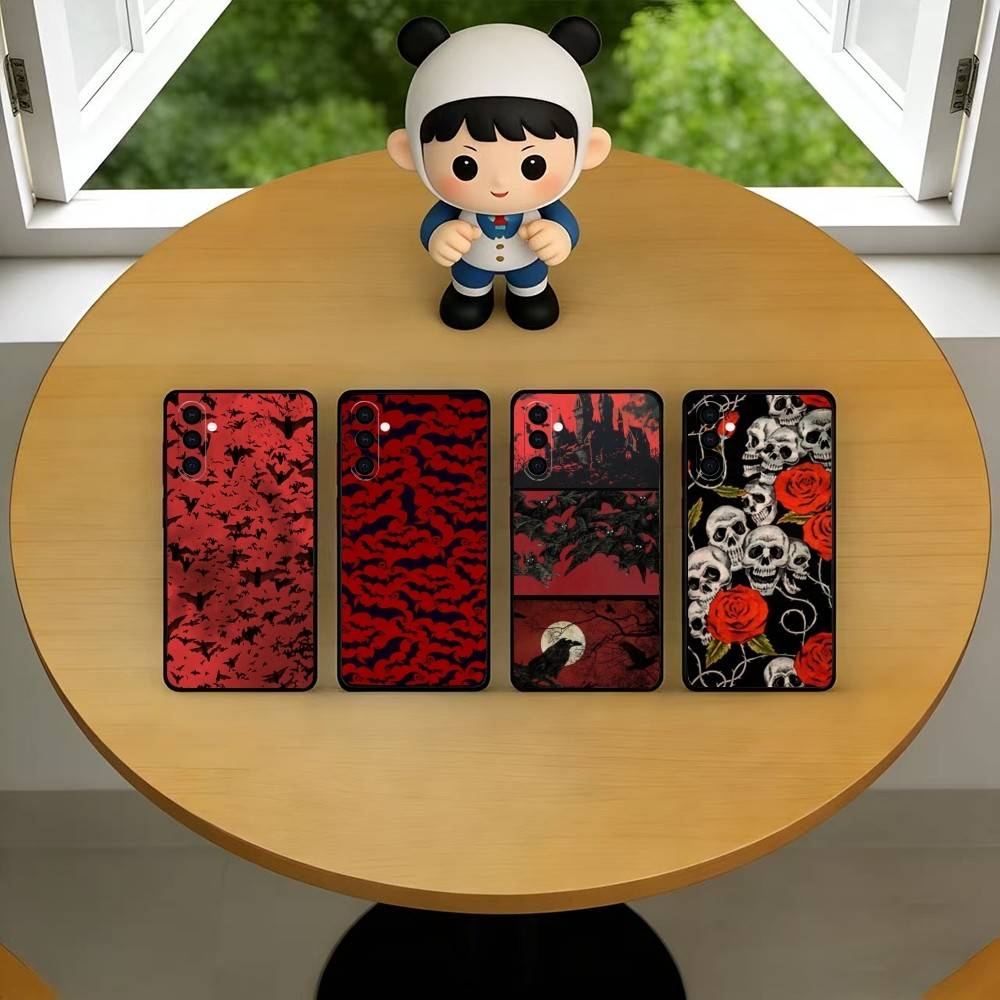 Vintage Floral Pattern Soft Case - حافظة هاتف بنمط عتيق على شكل