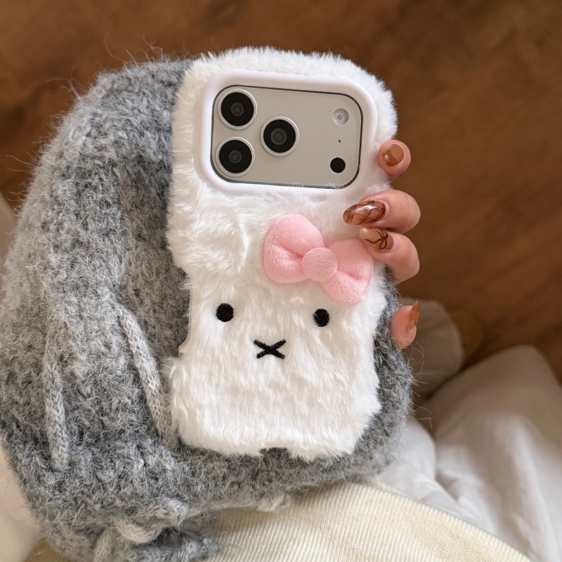 لطيف الكرتون الأبيض رقيق الفرا - مراجعة Cute Cartoon Wrist Strap Silicone Case وسعره