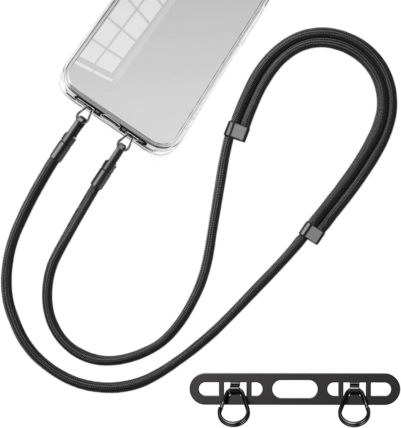 حبل الهاتف الخليوي، حلقة ثقب ب - مراجعة Crossbody Lanyard Neck Strap Case وسعره