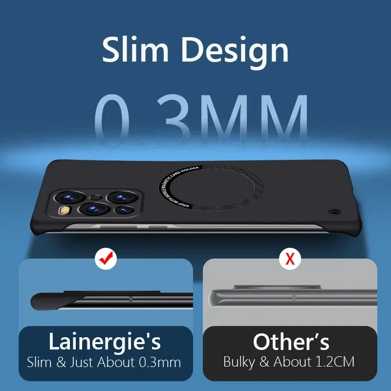 غطاء هاتف فاخر فائق النحافة بد - مراجعة Ultra Thin Frameless Phone Cover وسعره