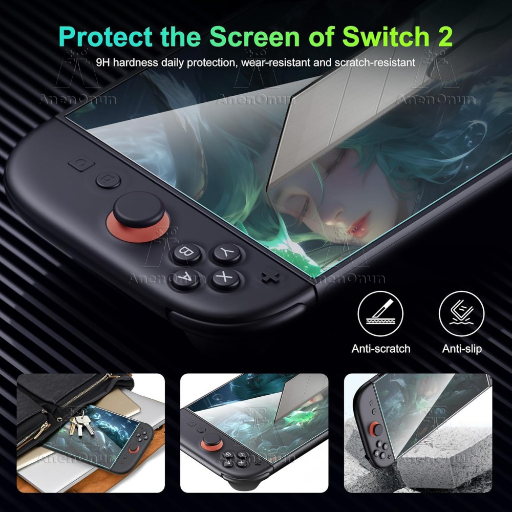 سويتش 2 واقي شاشة مضاد للضوء ا - مراجعة Matte Anti Glare Screen Protector وسعره