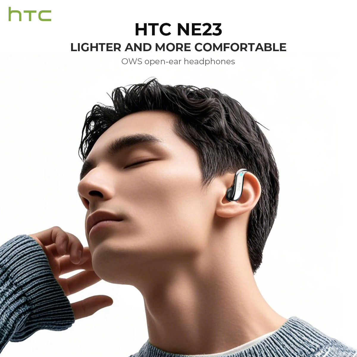 سماعات بلوتوث مفتوحة الأذن HTC - مراجعة Earphones وسعره