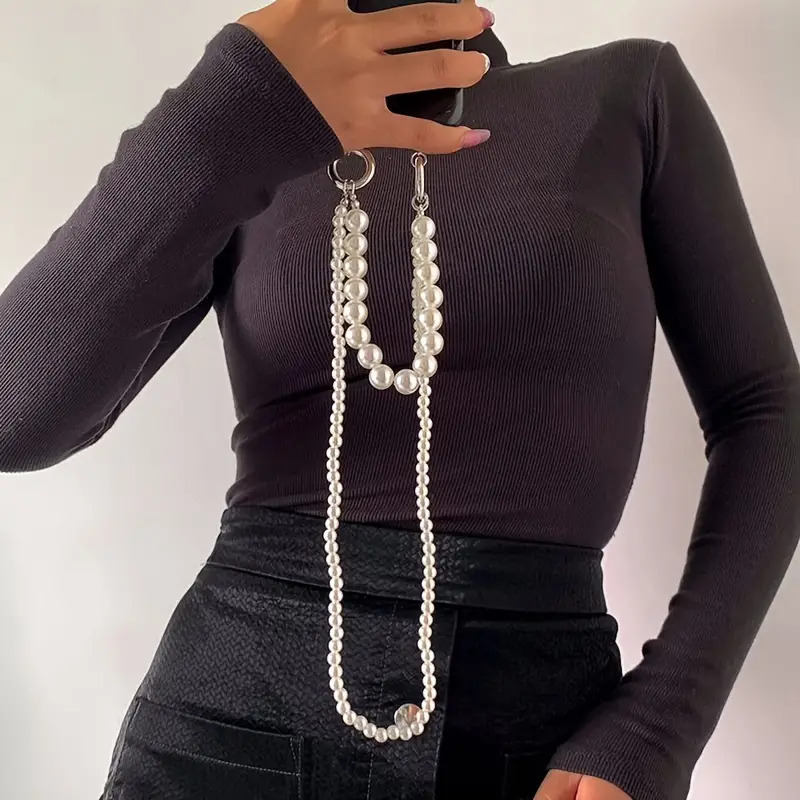 حبل هاتف محمول منسوج لؤلؤ مزدو - مراجعة Crossbody Lanyard Neck Strap Case وسعره