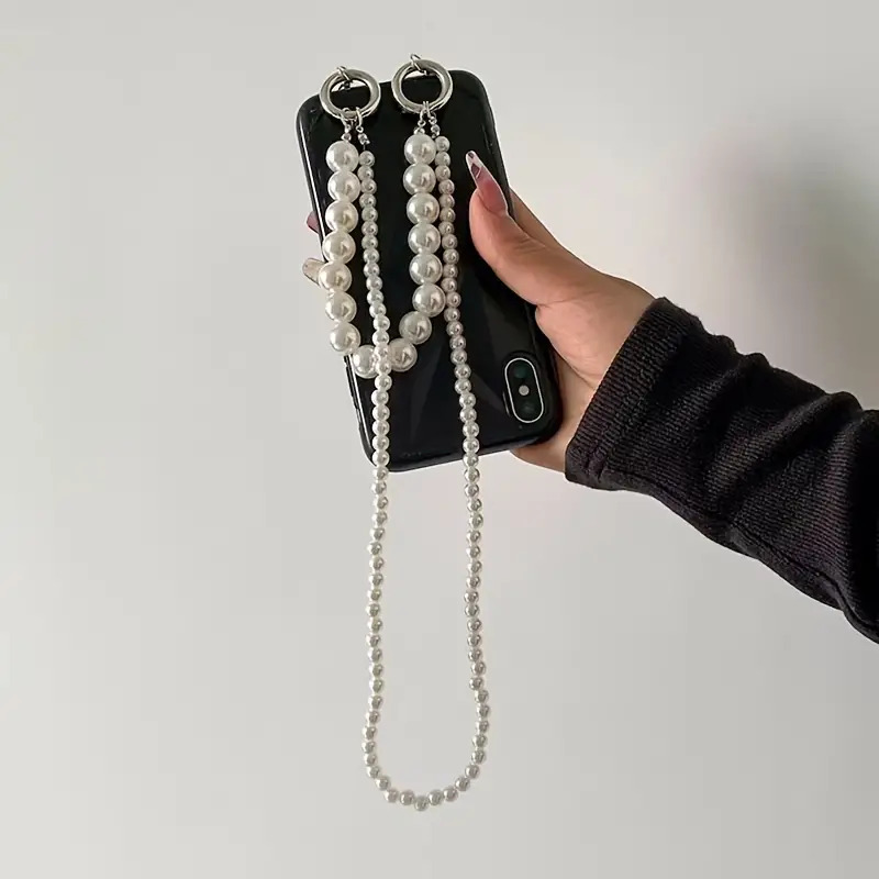 حبل هاتف محمول منسوج لؤلؤ مزدو - مراجعة Crossbody Lanyard Neck Strap Case وسعره