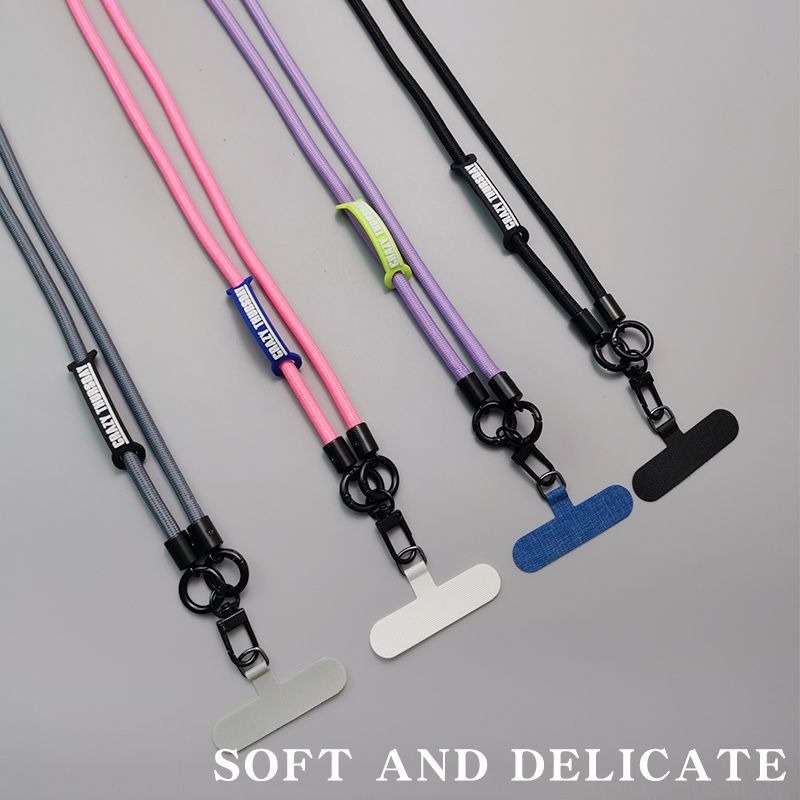 حبل تعليق طويل بلون واحد للهات - مراجعة Crossbody Lanyard Neck Strap Case وسعره