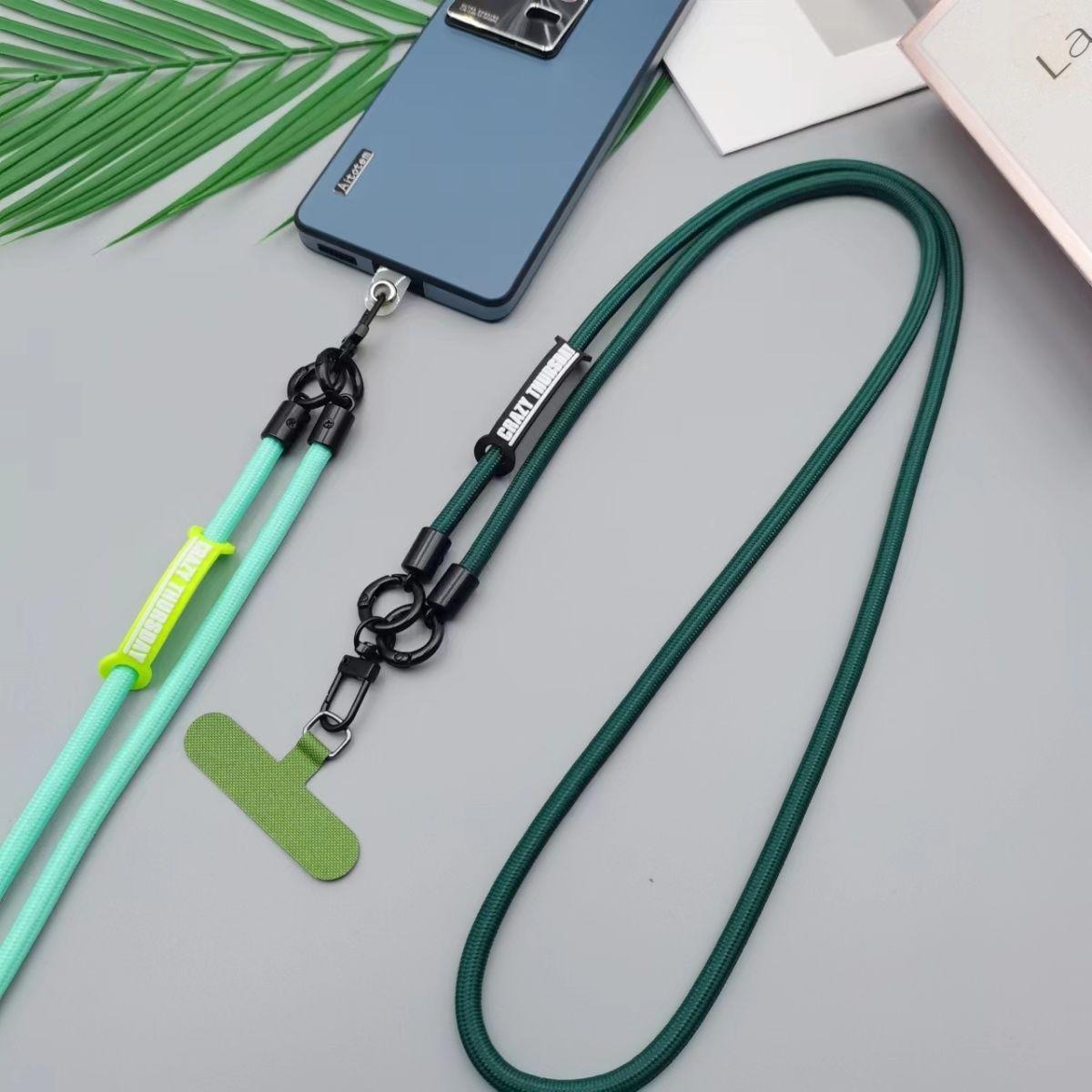 حبل تعليق طويل بلون واحد للهات - مراجعة Crossbody Lanyard Neck Strap Case وسعره