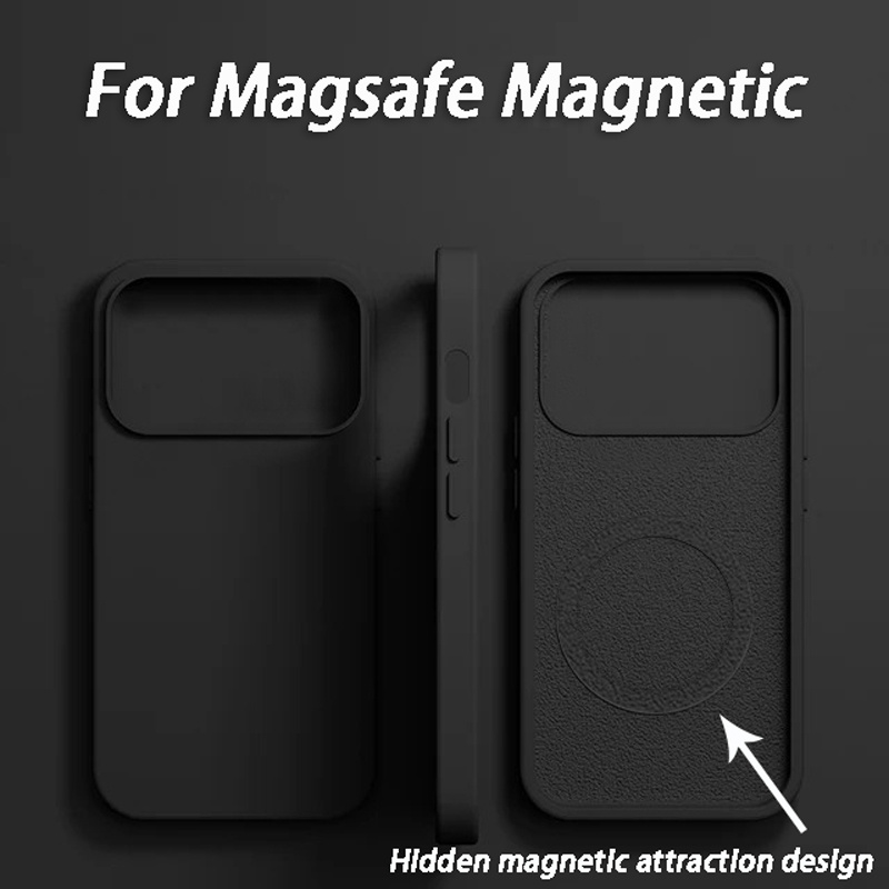 حافظة فاخرة للشحن اللاسلكي متو - مراجعة Liquid Silicone Magnetic Phone Case وسعره
