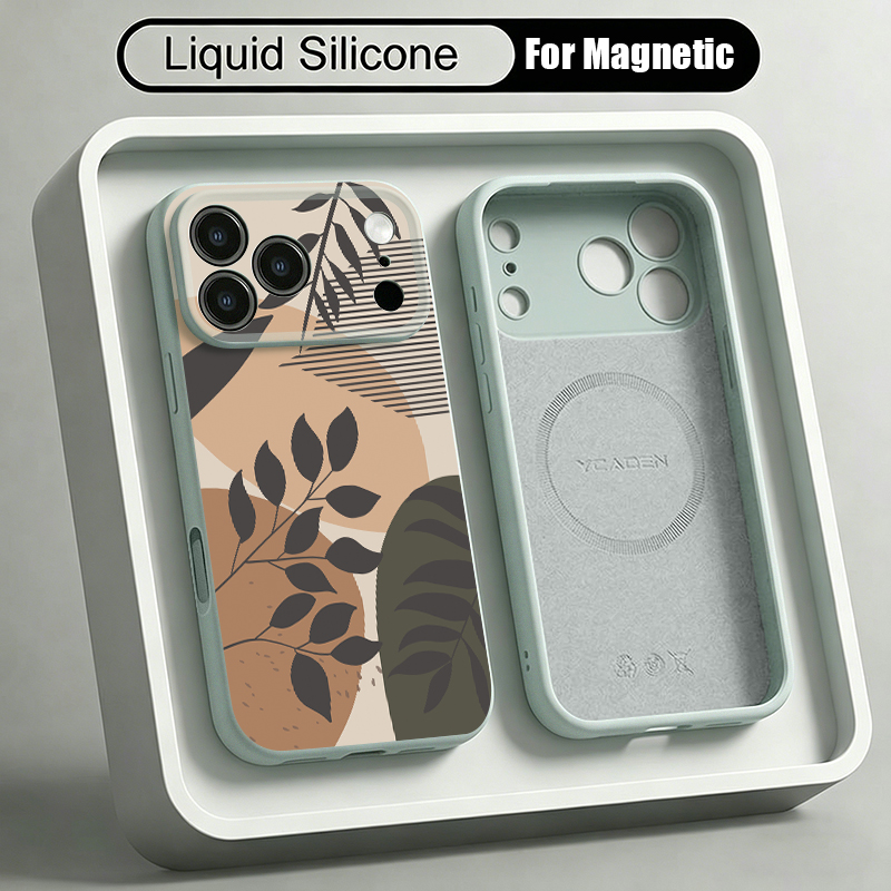غطاء هاتف مغناطيسي من السيليكو - مراجعة Liquid Silicone Magnetic Phone Case وسعره