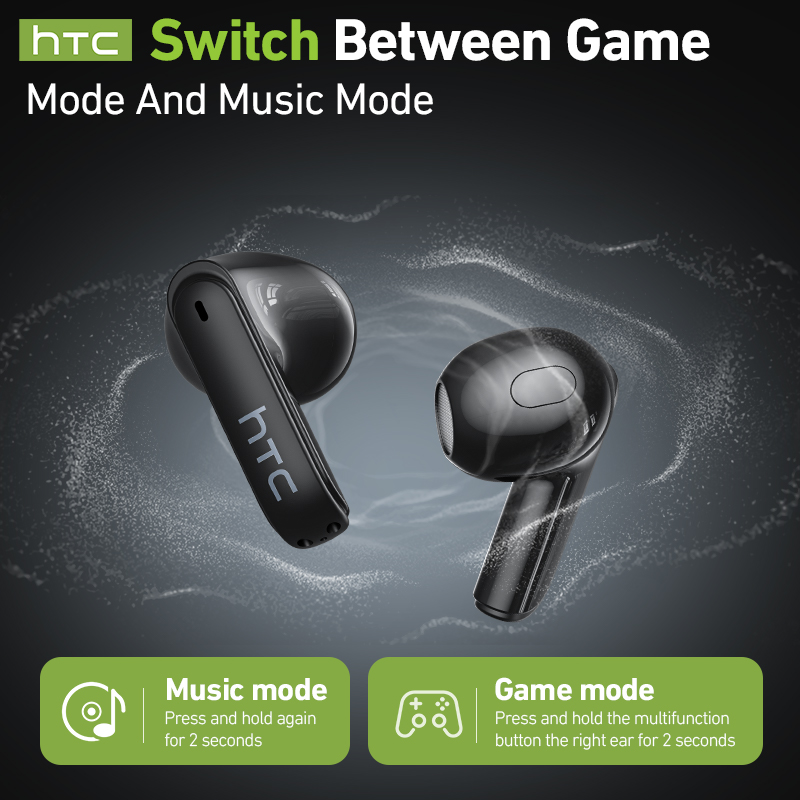 سماعات ألعاب لاسلكية من hTC مع - مراجعة Earphones وسعره