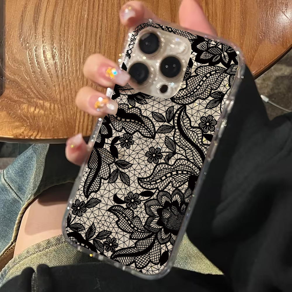 جراب هاتف شفاف بتصميم زهور الد - مراجعة Clear Shockproof Bumper Case وسعره